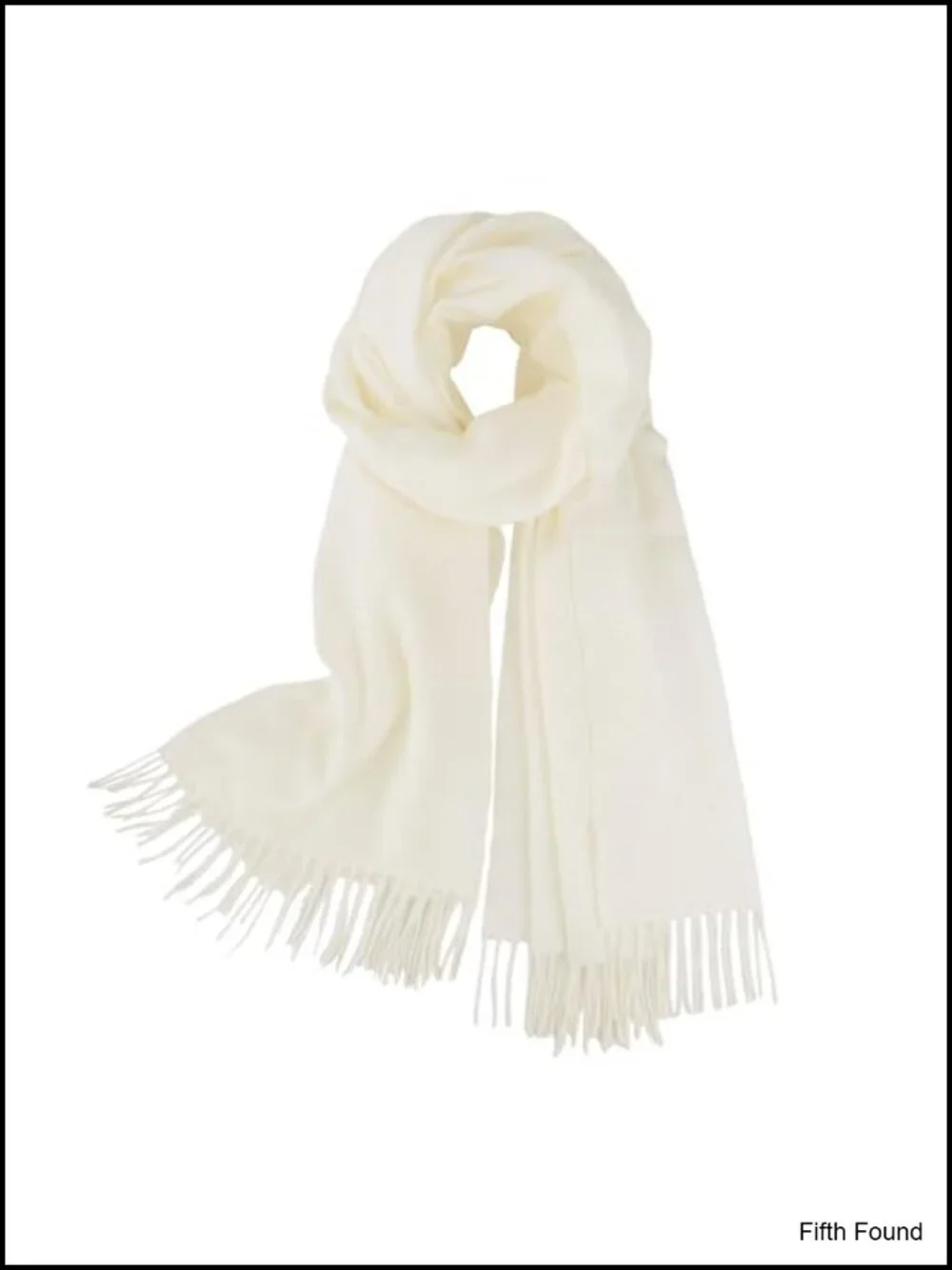 Oversized Long Winter Scarf with Tassels Soft Warm Wrap for Fall